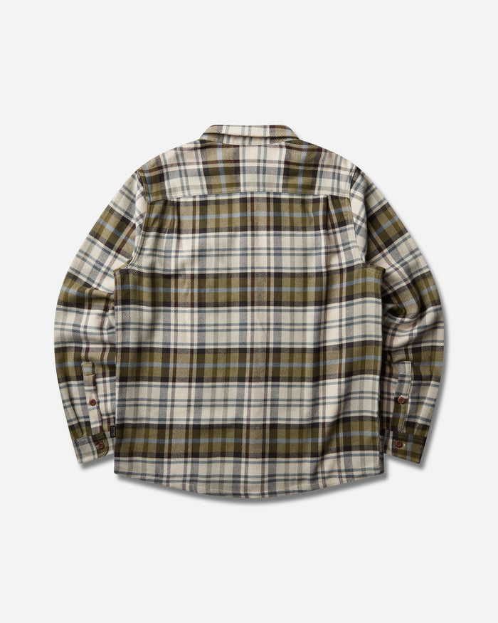 Patagonia Men Fjord Flannel Shirt Rinsed Green/Thermal Blue Shirts Longsleeve Shirt 42402 RSTW