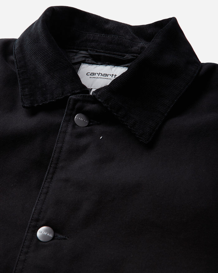 Carhartt WIP Lander Coat Black/Black Coats and Jackets Jackets I037128 00E06