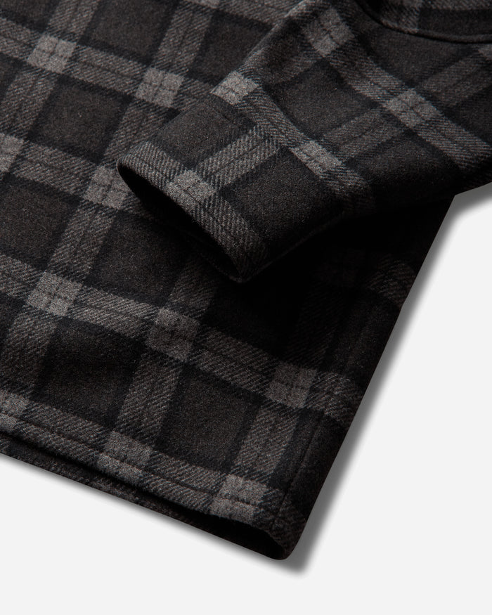 ROA Logger Wool Check Long Sleeve Shirt Anthracite Shirts Longsleeve Shirt YBMW0229FA179 ANT0001