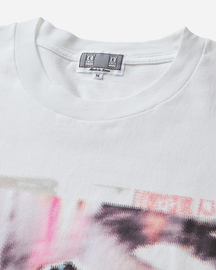 Cav Empt Md Crossed Wires Big T White T-Shirts Shortsleeve CES30T25 WHITE