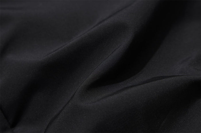 Men's Winter Puffer Jacket – Asymmetric Wrap Collar, High-Neck Quilted Coat in