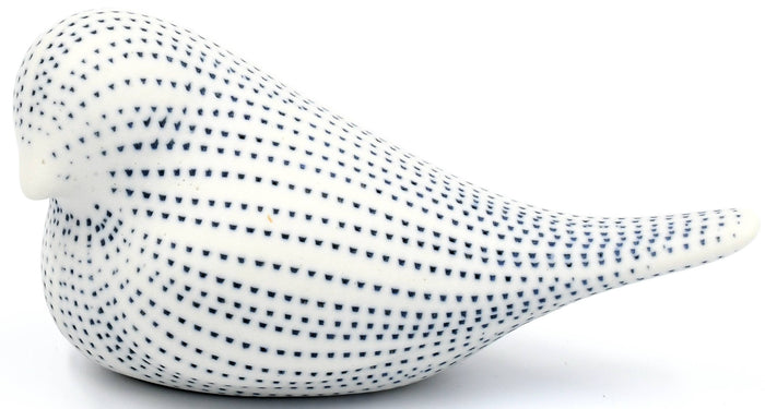 Mini Blue Dot Bird Sculpture