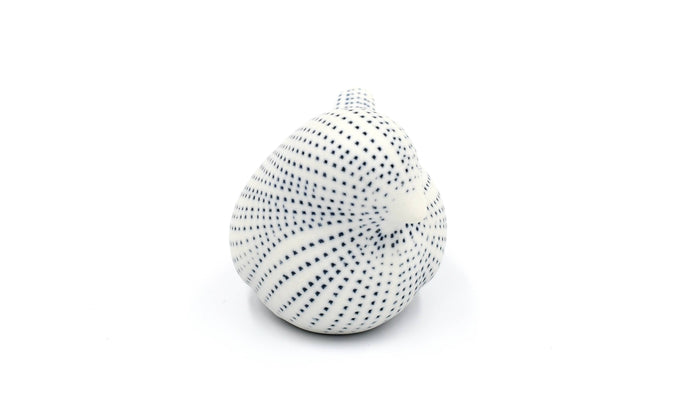 Mini Blue Dot Bird Sculpture