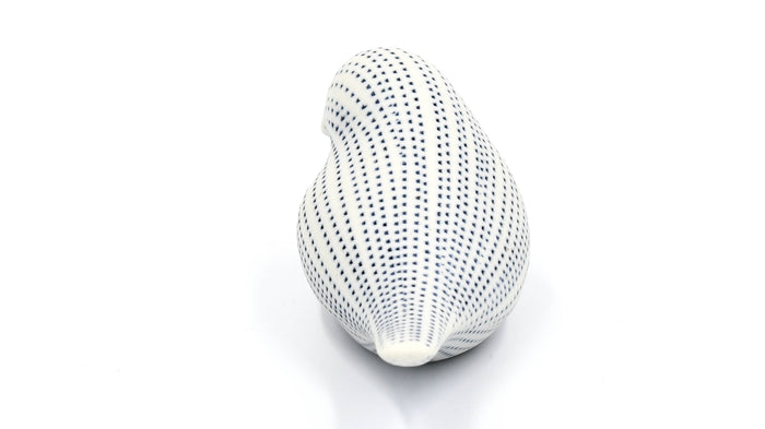 Mini Blue Dot Bird Sculpture