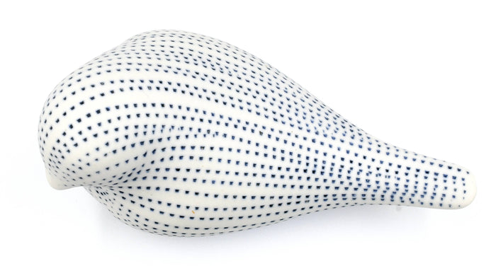 Mini Blue Dot Bird Sculpture