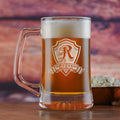 Monogrammed, Personalized Beer Glass M30