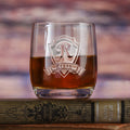 Monogrammed Stolzle Weinland Crystal Rocks Glass