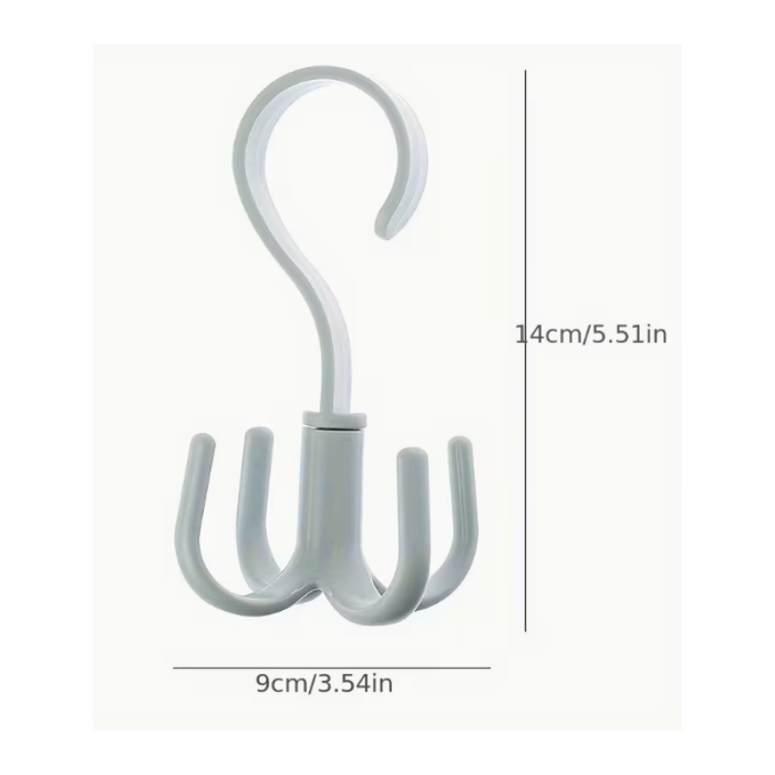Multipurpose Rotating Hanger – Tie, Belt & Scarf Organizer [Buy 1 Get 1 Free]