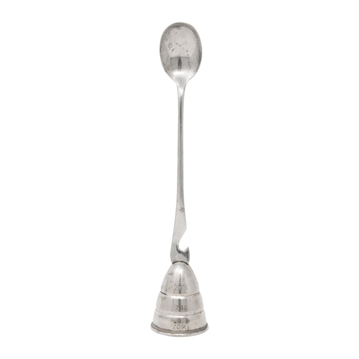 Vintage Napier Silver Plate 3-In-1 Beehive Jigger Spoon Opener | The Hour