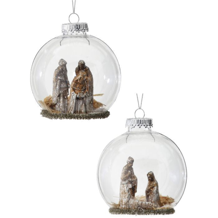 Nativity Dome Ornament