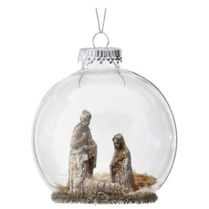 Nativity Dome Ornament
