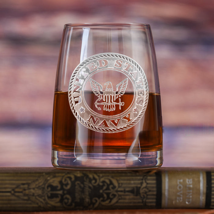 Navy Stolzle Experience Whiskey Glass