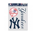 New York Yankees Decal Multi Use Fan 3 Pack