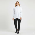 Nybo Hvid Unisex Move Cardigan, Langærmet, Superblød Fleecefor