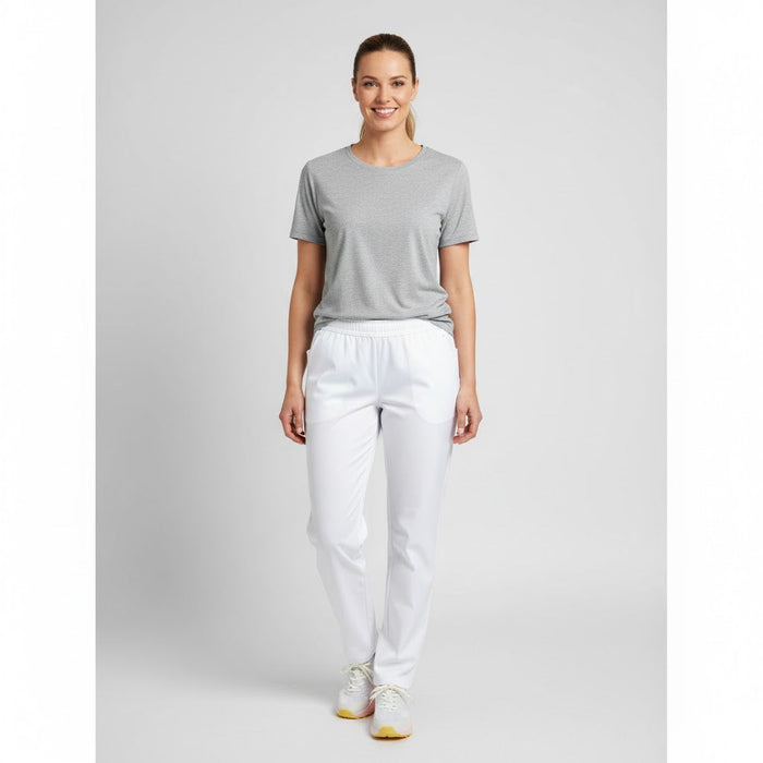 Nybo Hvide Unisex Club-Classic Bukser, Pull-on, Elastik, Komfort