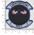 Officially Licensed US Navy HSC-5 Nightdippers Patch