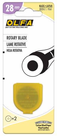 Olfa -28mm Rotary Blades - 2 pcs.
