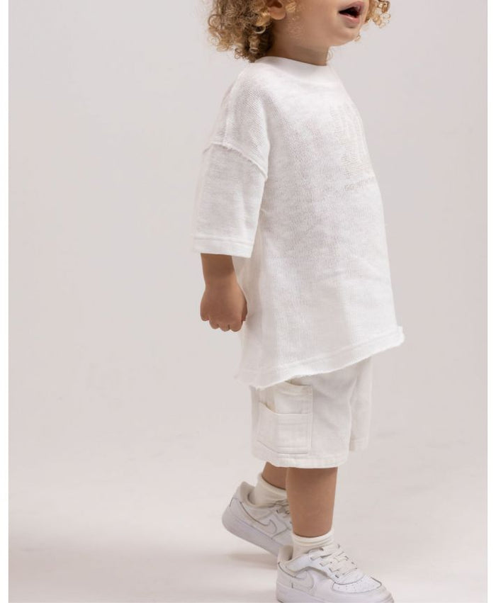 Oversize T-Shirt with Raw-Edges A - A4