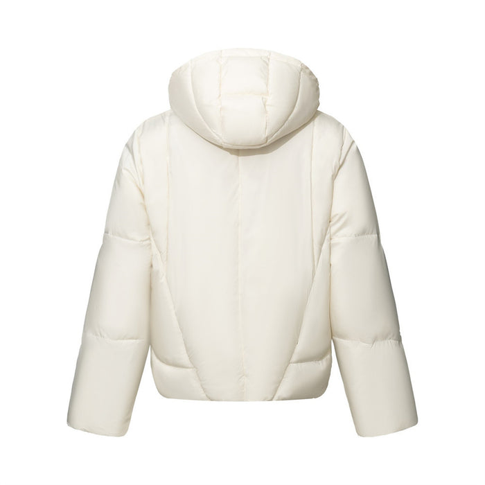 Oversized Hooded Puffer Jacket – Quilted Thick Padded Winter Coat