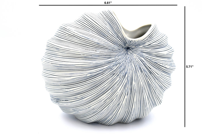 Palm Seashell Vase