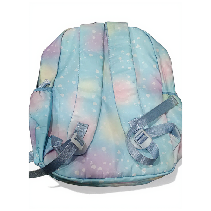 Pastel Rainbow Gradient School Backpack – Lightweight, Spacious & Stylish Bag for Kids, Teens & Students