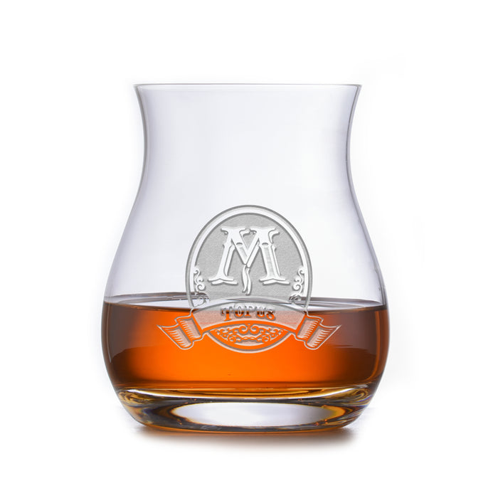 Personalized Crystal Canadian Whiskey Glass