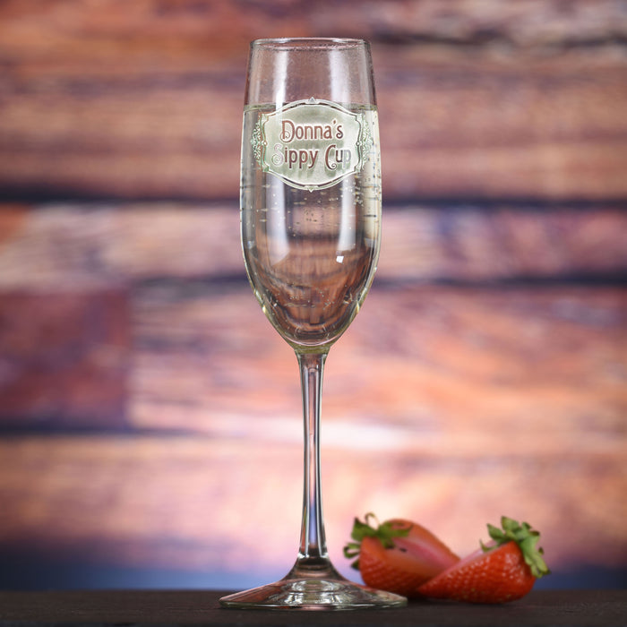 Personalized Sippy Cup, Champagne