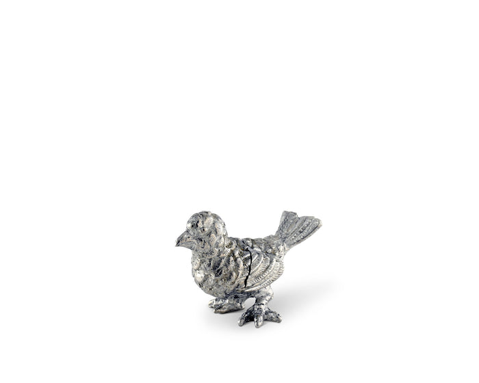Pewter Song Bird Place Card Holder