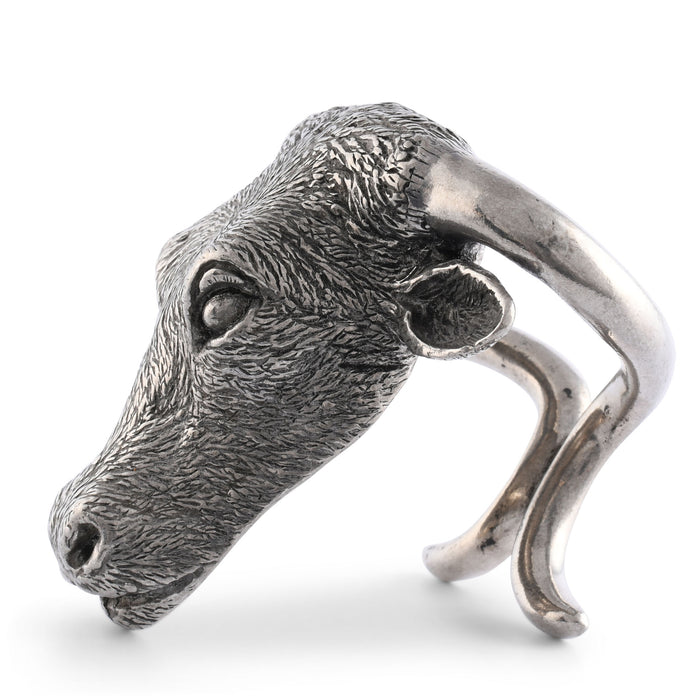 Vagabond House Pewter Steer Head Napkin Ring Product Image