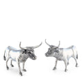 Vagabond House Pewter Steers Salt & Pepper Set Product Image