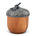 Vagabond House Pewter Top Wood Acorn Box Product Image