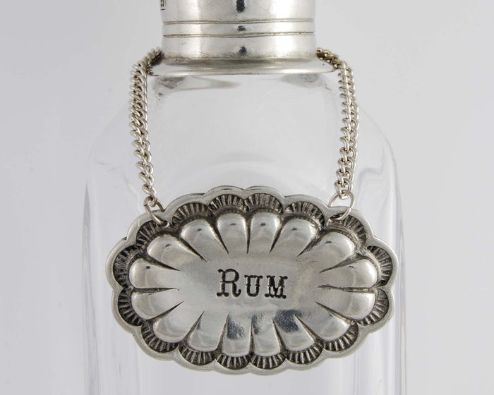 Pewter Western Decanter Tags