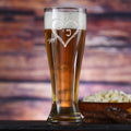 Pilsner Beer Glass - Heart & Arrow