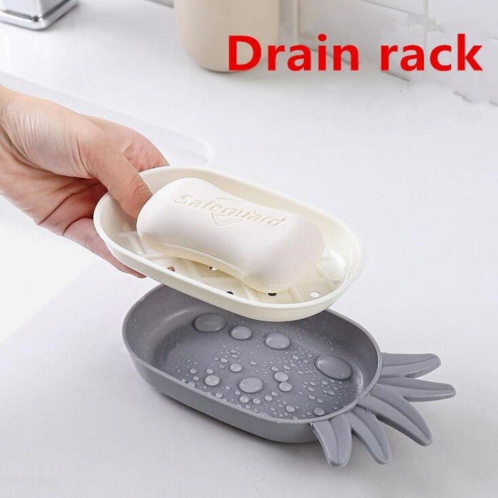Pineapple Shaped Soap Box (Random Colors)