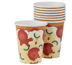 Pizza Party Cups - 20 Count