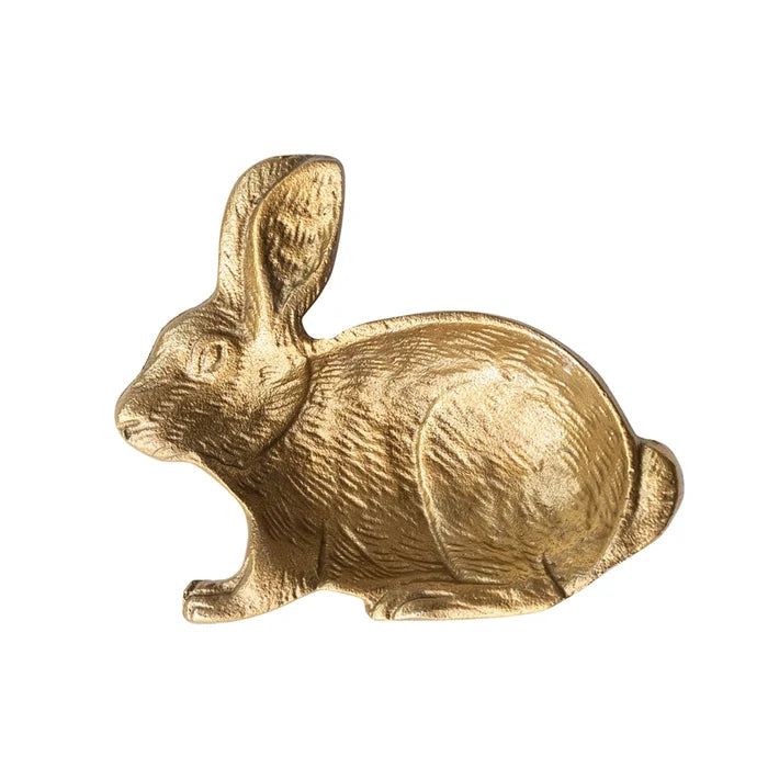 Plate - Rabbit -Aluminum Gold - Findlay Rowe Designs