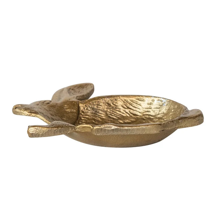 Plate - Rabbit -Aluminum Gold - Findlay Rowe Designs