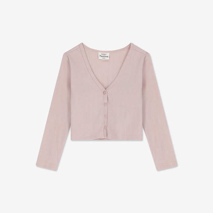 Pointelle Cardigan H - H25