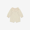 Pointelle Ovelall Ruffle RIB - RIB2a