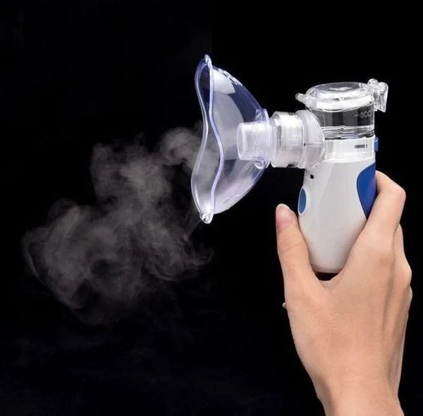 Portable Handheld Nebulizer – Ultrasonic Mist Inhaler for Respiratory Relief, Kids & Adults