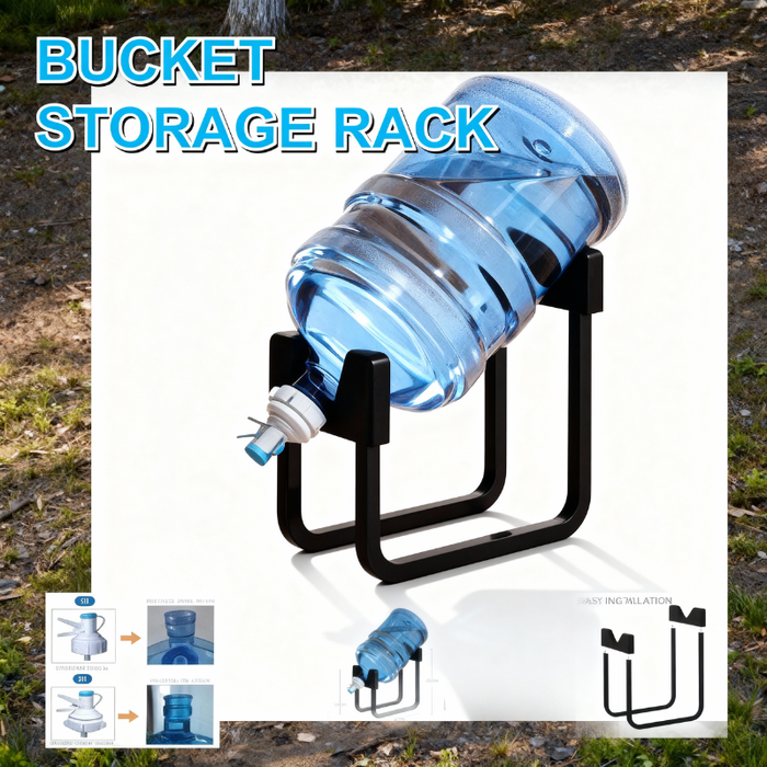 Portable Metal Water Jug Stand with Nozzle – Heavy-Duty Bottle Holder for Easy Water Dispensing at Home, Office & Outdoor Use