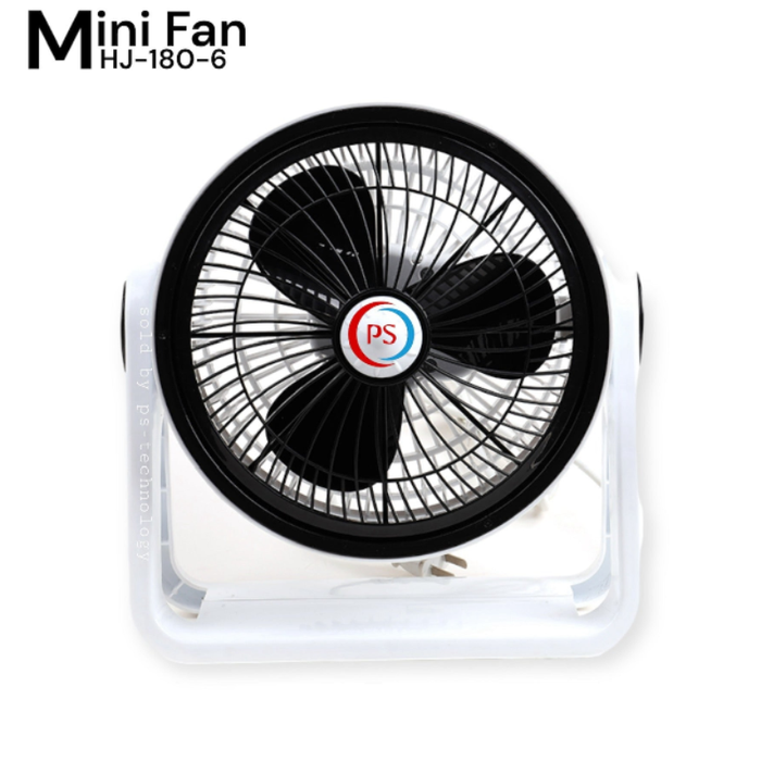 Portable Table Fan – Quiet & Compact Cooling Fan for Desk, Home & Office Use (USB Powered)
