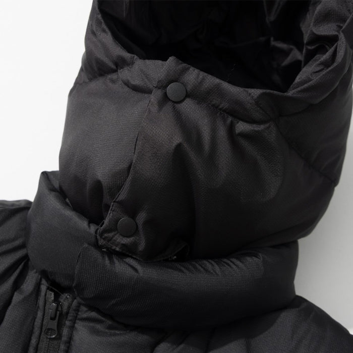 Puffer Jacket with Hoodie – Diagonal Zip Men's Winter Down Coat