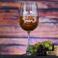 Pumpkin Spice Hater Gift Wine Glass