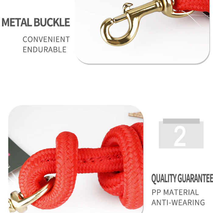 Red Lead Rope / 3 m - Dogs and Horses