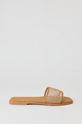 Rhinestone Mesh Band Sandal
