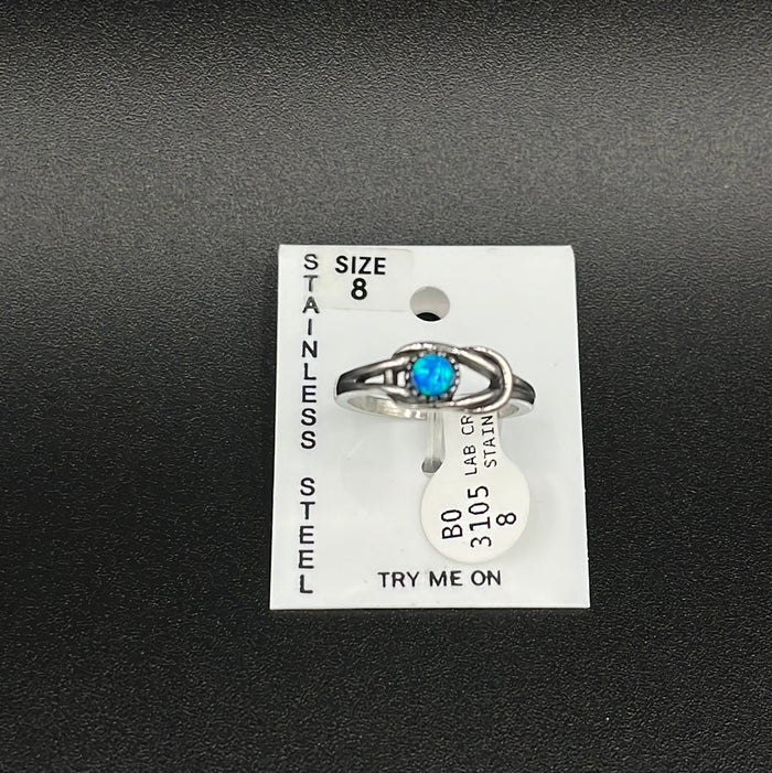 Ring Stainless Lab Blue 3105BO
