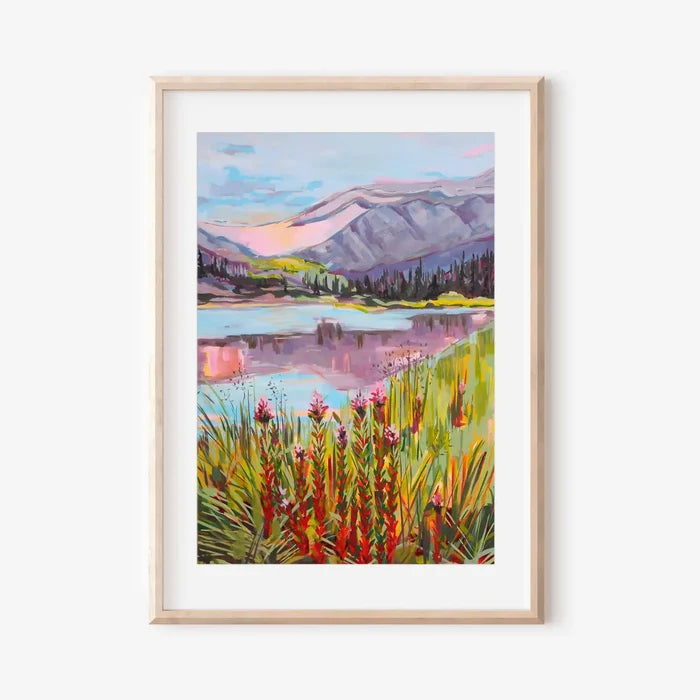 Rocky Mountain Reflections Art Print - 11 x 14"