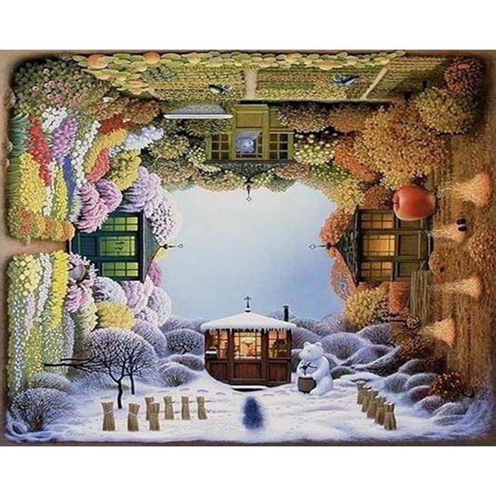 Rotating Seasons Paint By Numbers Kit