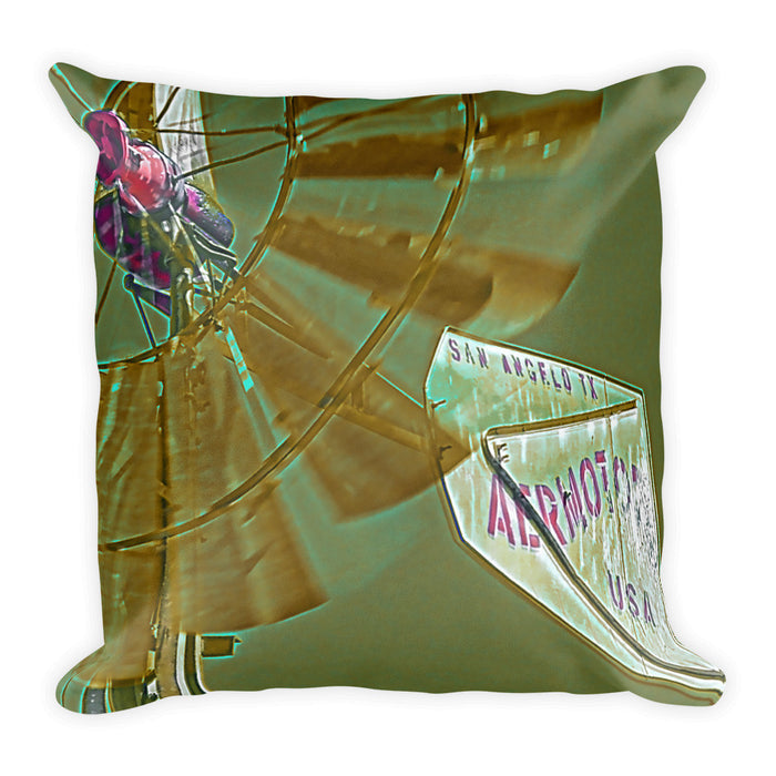 Rustic Texas Wind Throw Pillow